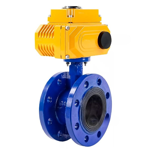 Vanne papillon d'eau Elephant WBV1331E-2W-FH, matériau du corps - Fonte GGG40/EN-GJS-400-15, matériau du disque - Acier inoxydable AISI 304, joint - EPDM, actionneur électrique QT-N-xEM-O1 24V