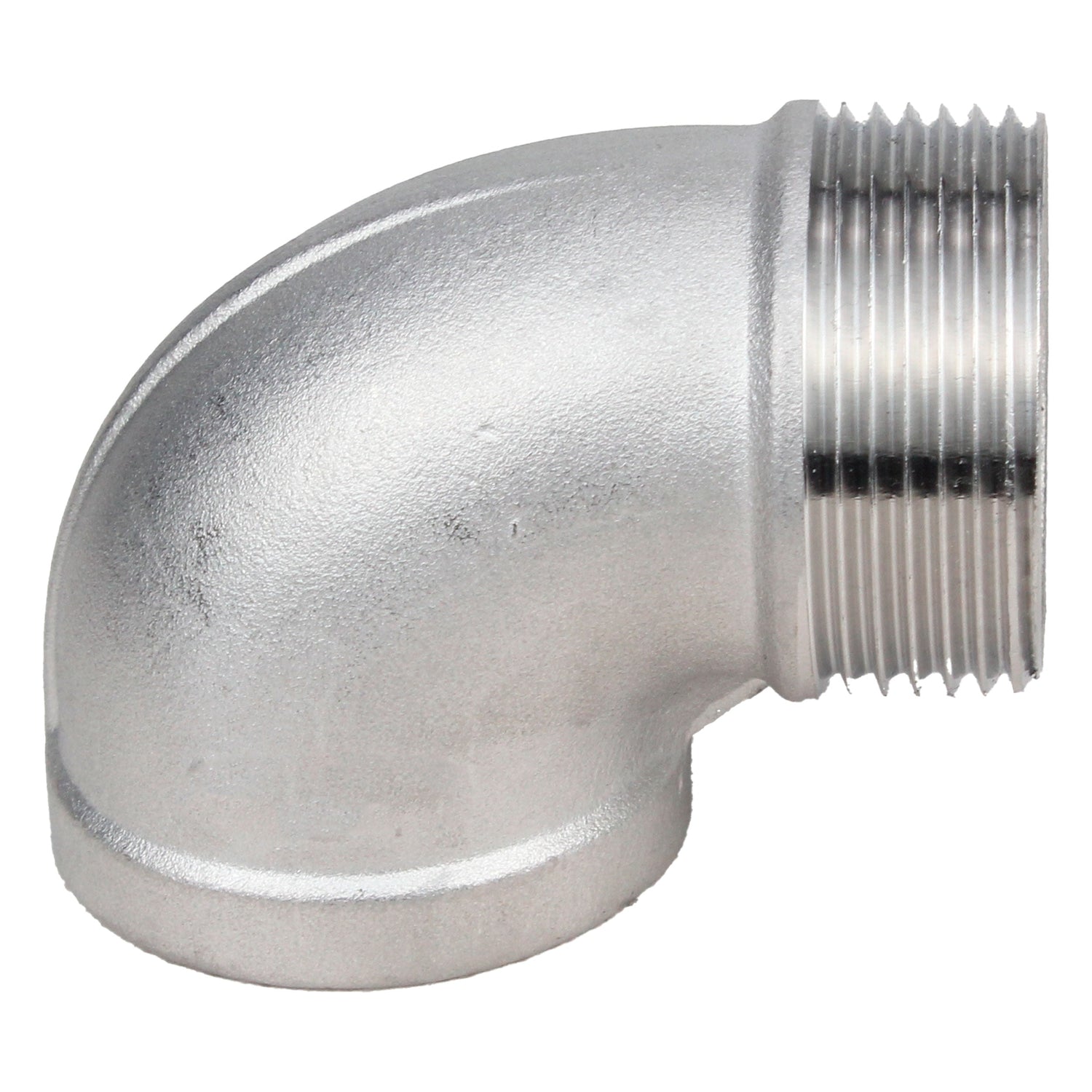 Coudes (angles) en acier Elephant PN16, angle 90°, filetés, corps - acier inoxydable 316, raccordement - filetage mâle/femelle