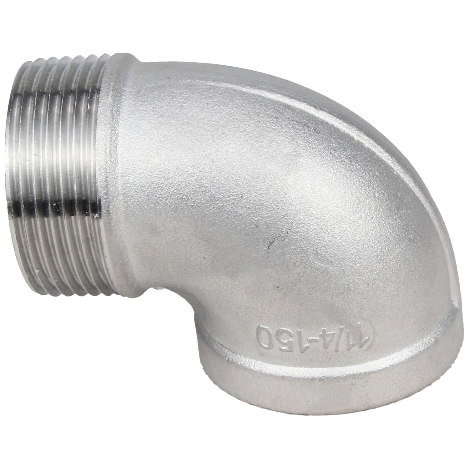 Coudes (angles) en acier Elephant PN16 angle 90°, filetés, corps - acier inoxydable 304, raccordement - filetage mâle/femelle
