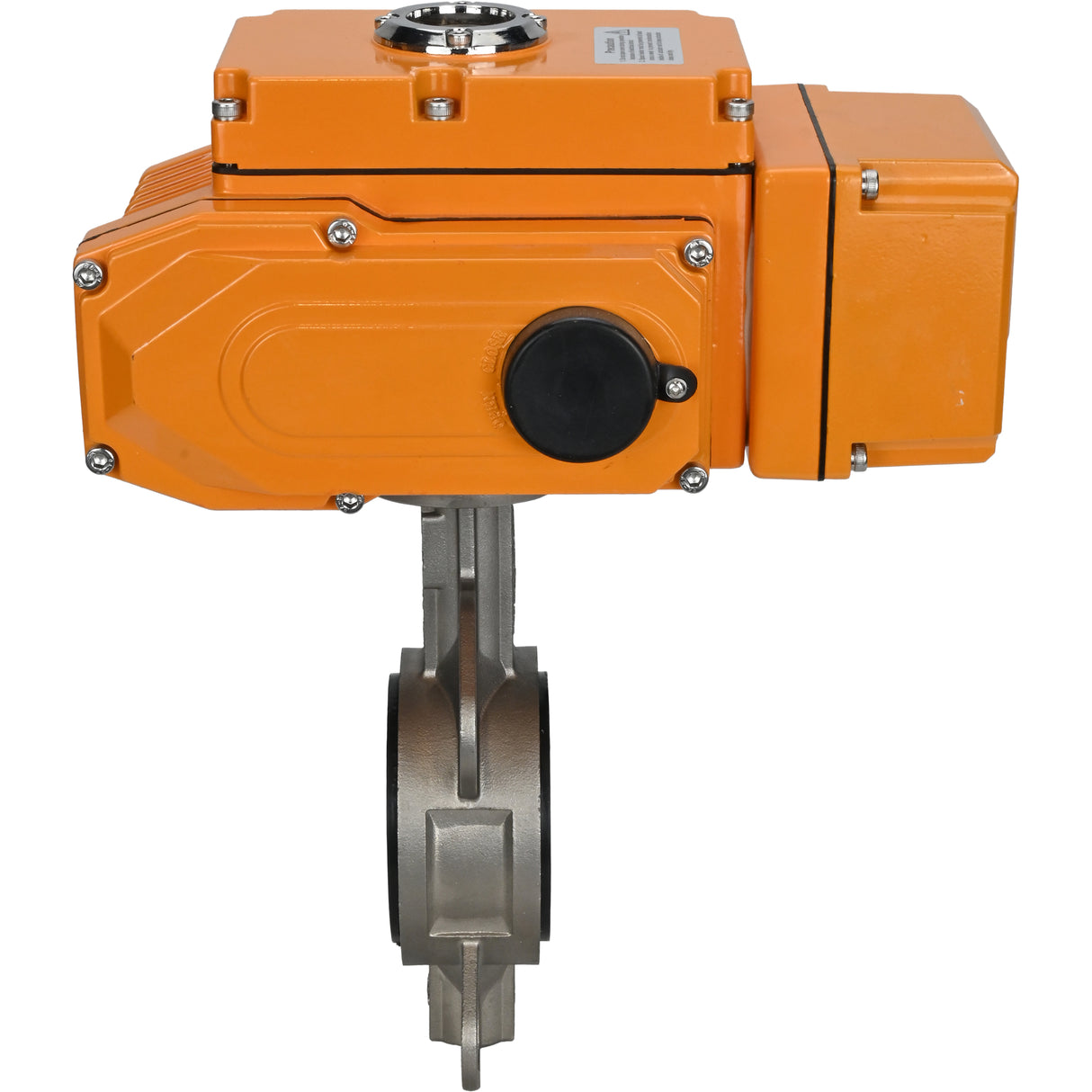 Water Butterfly Valve Elephant 316L-316L-VITON body material - stainless steel aisi 316l, disk material - stainless steel aisi 316l, seal - Viton with electric actuator Elephant 220V, feedback sensor and input control signal 0-10V