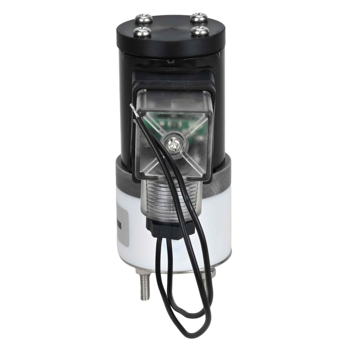 Électrovanne électrique à deux voies normalement fermée à action directe Elephant DHF11-НЗ PTFE VITON G 110/220V, matériau du corps - PTFE, joint - Viton