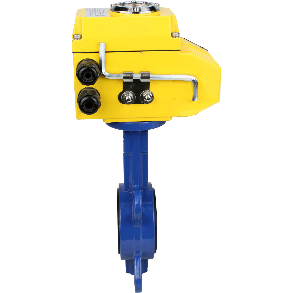 Vanne papillon d'eau Elephant ggg50-316l-epdm-elephant-24v, matériau du corps - fonte GGG50, matériau du disque - acier inoxydable AISI 316L, joint - EPDM, actionné par un actionneur électrique