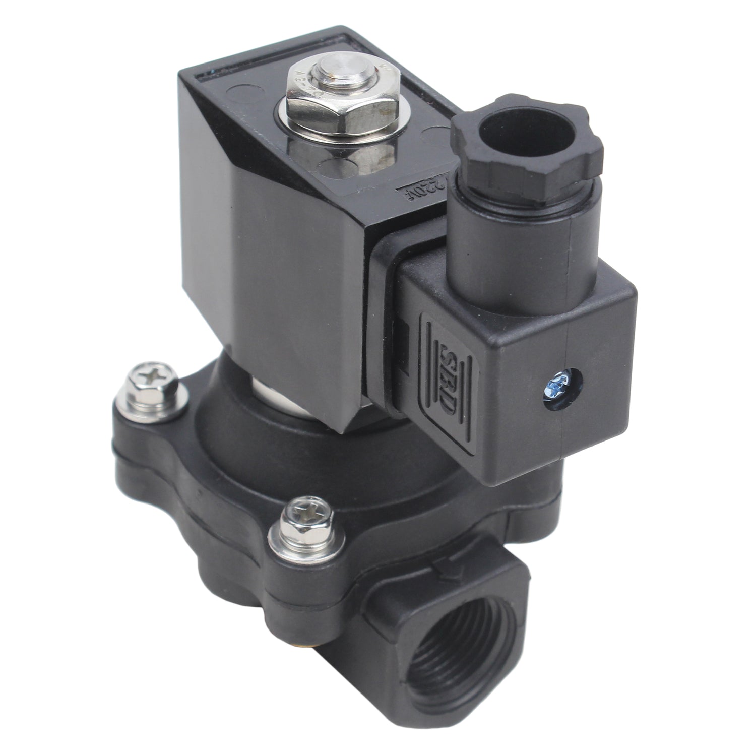 Électrovanne Elephant VS541-ET-NC-24VAC, matériau du corps - Plastique, joint - EPDM, normalement fermé, bobine - 24 VAC