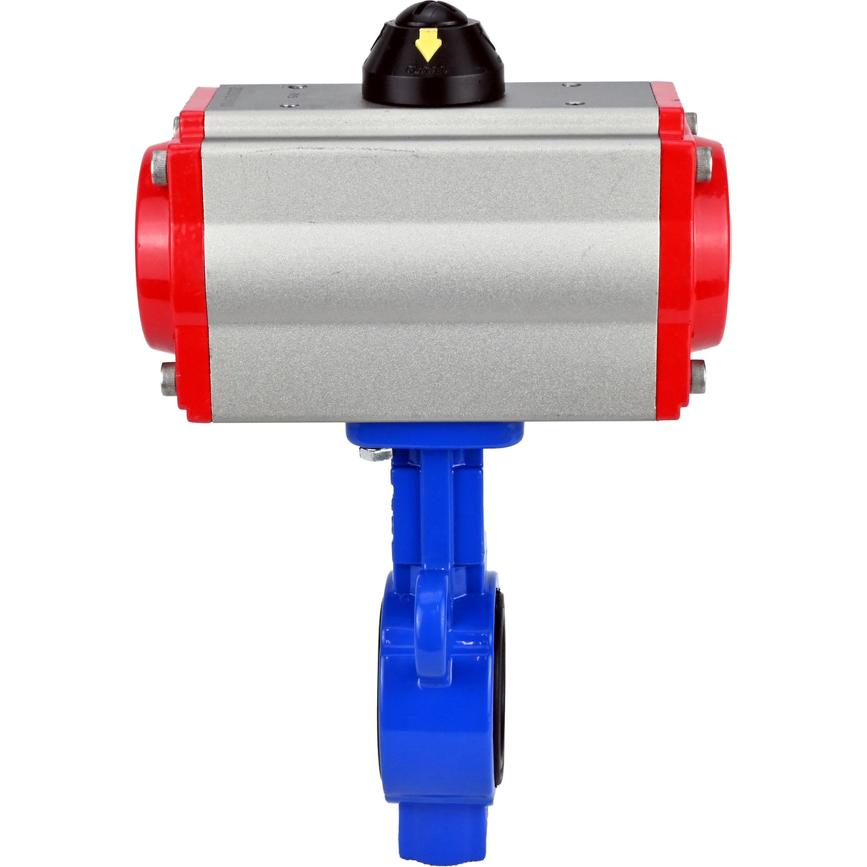 Vanne papillon d'eau Elephant al-316l-epdm-elephant-sa, matériau du corps - alliage d'aluminium, matériau du disque - acier inoxydable AISI 316L, joint - EPDM, actionné par actionneur pneumatique