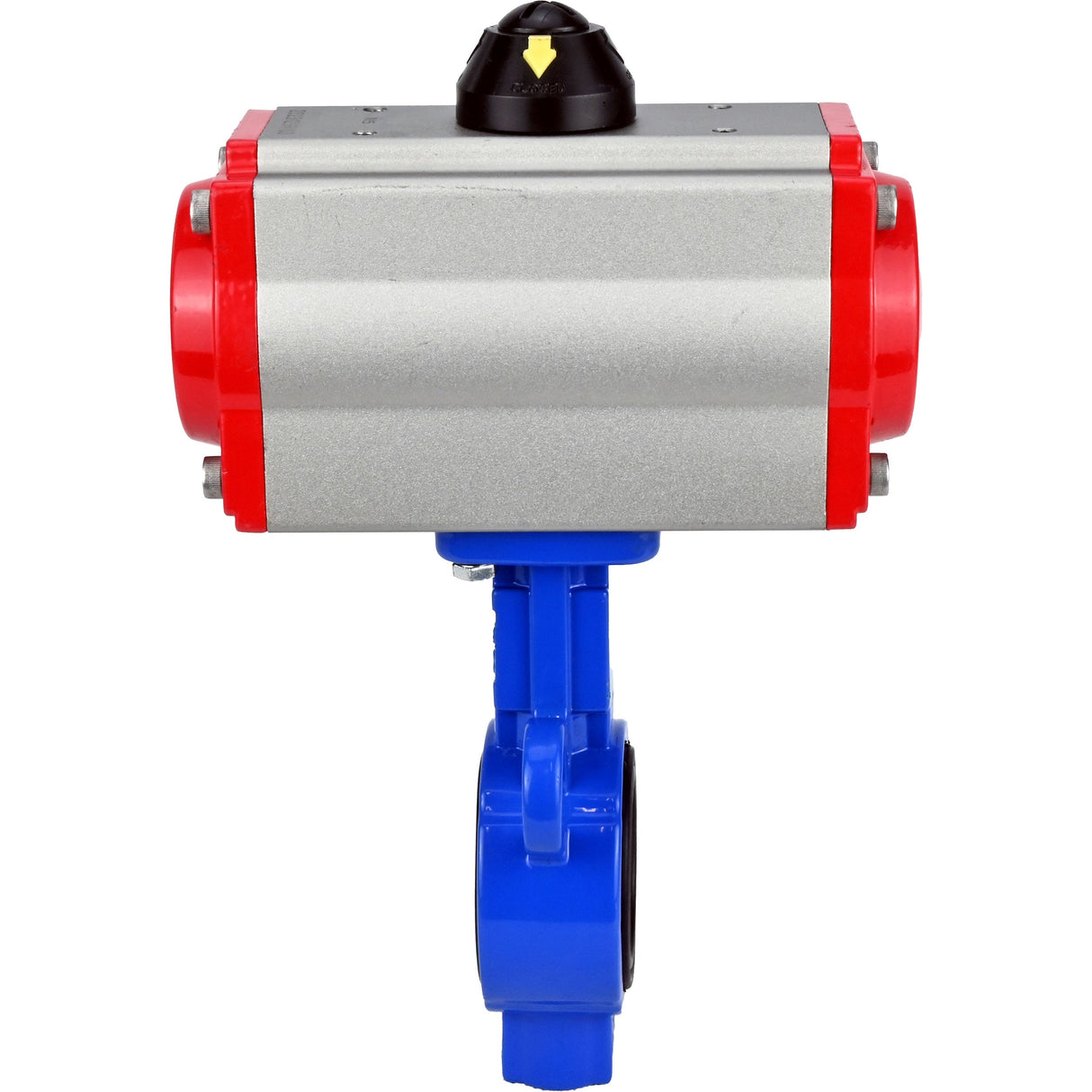 Vanne papillon d'eau Elephant al-316l-epdm-elephant-sa, matériau du corps - alliage d'aluminium, matériau du disque - acier inoxydable AISI 316L, joint - EPDM, actionné par actionneur pneumatique