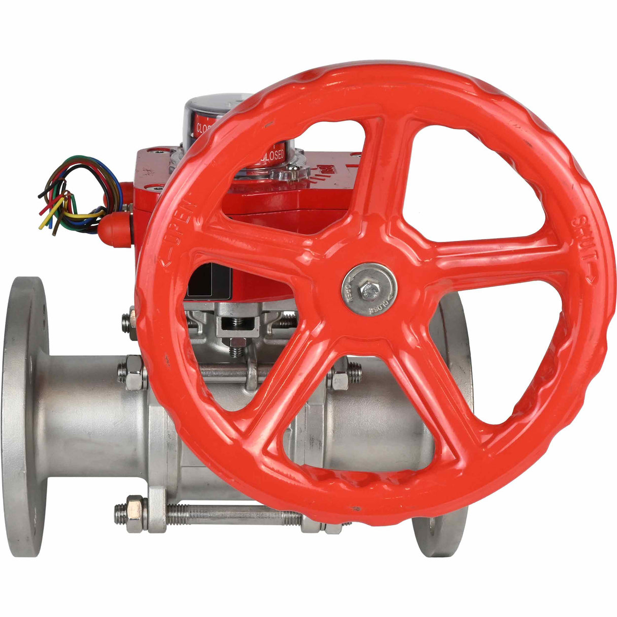 Robinet à boisseau sphérique en acier inoxydable Elephant ksfpt-304-180-hgbf, matériau du corps - acier inoxydable AISI 304, matériau de la bille - acier inoxydable AISI 304, joint - PTFE, commande par poignée