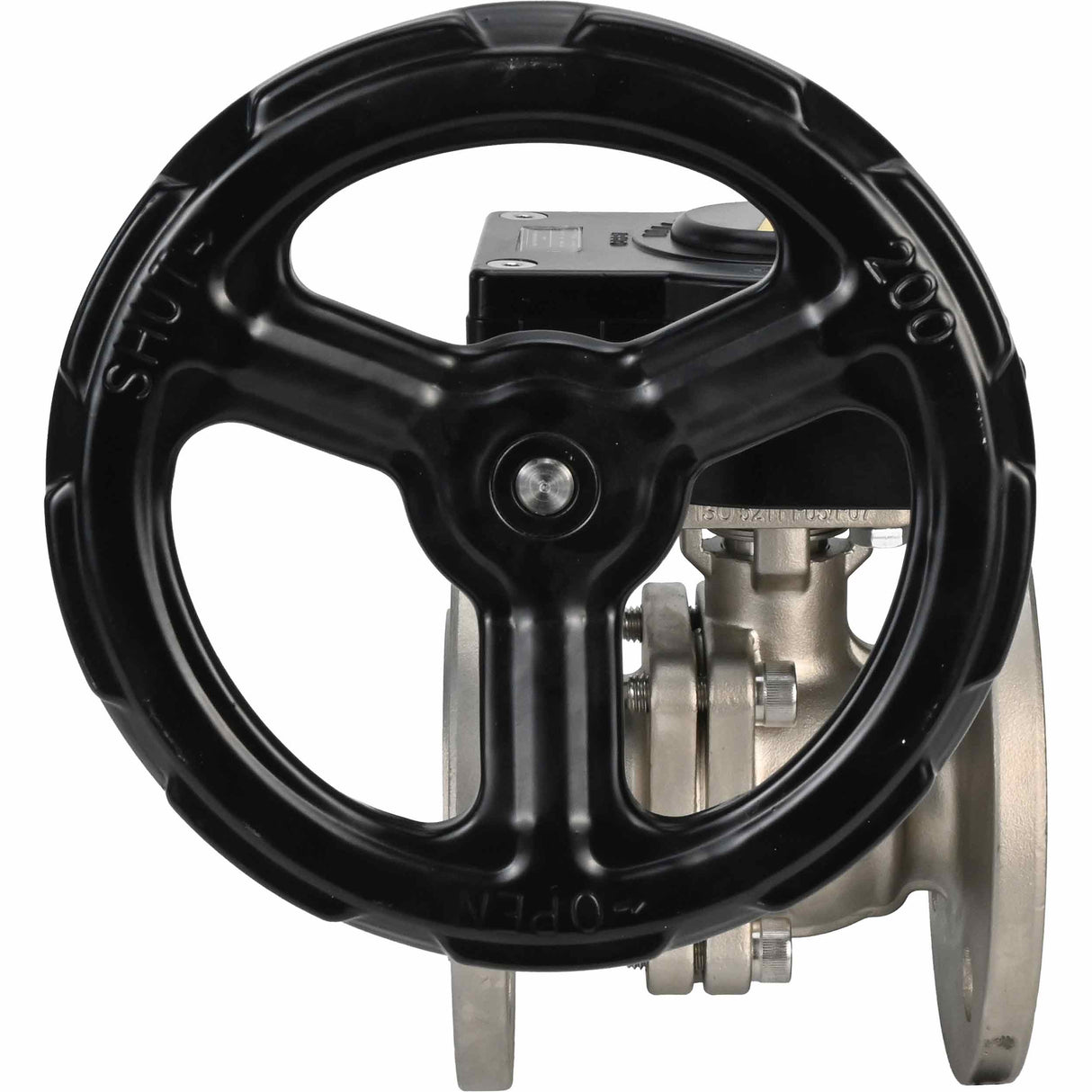 Robinet à boisseau sphérique en acier inoxydable Elephant kchfp ham, matériau du corps - acier inoxydable AISI 316L, matériau de la bille - acier inoxydable AISI 316L, joint - PTFE, commande par poignée