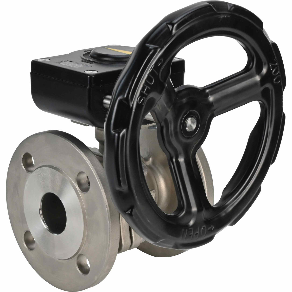 Robinet à boisseau sphérique en acier inoxydable Elephant kchfp ham, matériau du corps - acier inoxydable AISI 316L, matériau de la bille - acier inoxydable AISI 316L, joint - PTFE, commande par poignée