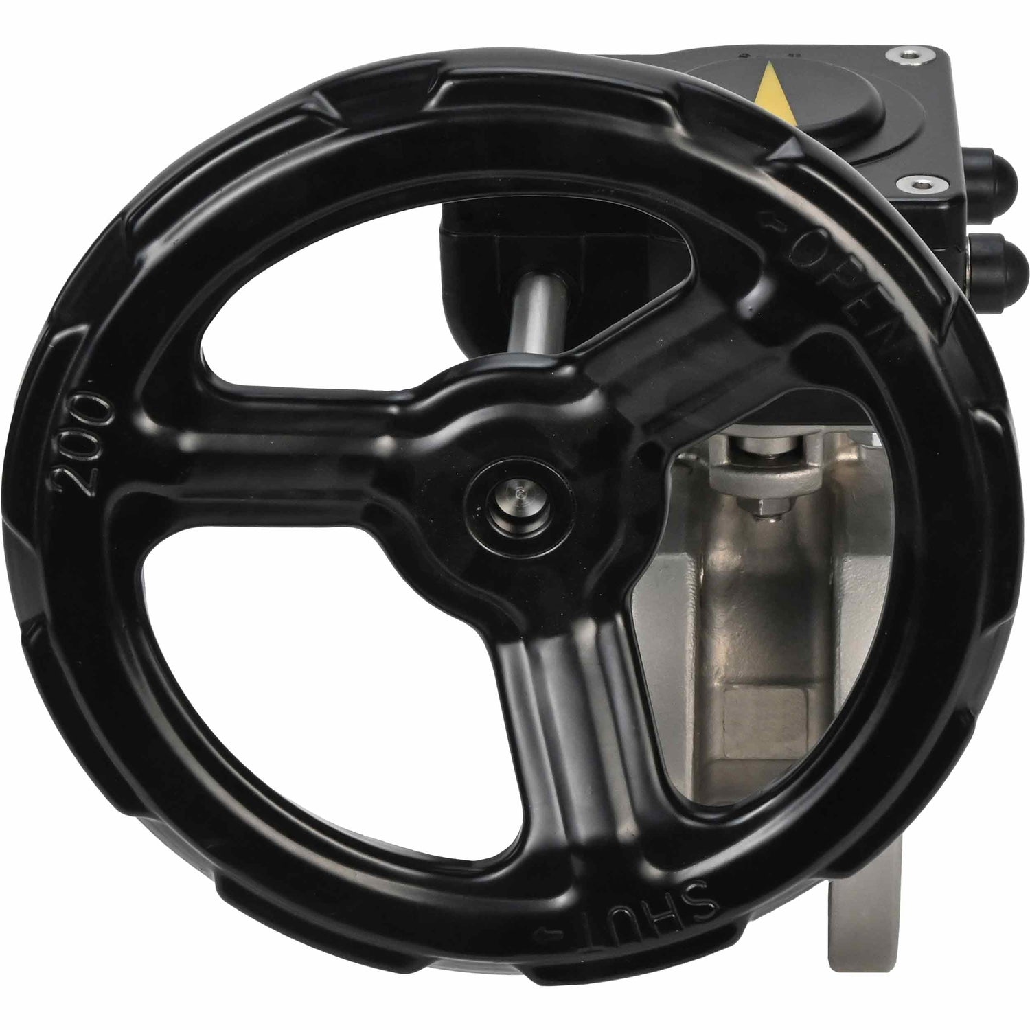 Robinet à boisseau sphérique en acier inoxydable Elephant kchmfp_ham, matériau du corps - acier inoxydable AISI 316, matériau de la bille - acier inoxydable AISI 316, joint - PTFE, commande par poignée