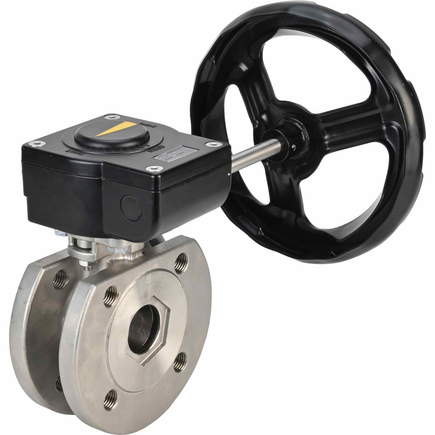 Robinet à boisseau sphérique en acier inoxydable Elephant kchmfp_ham, matériau du corps - acier inoxydable AISI 316, matériau de la bille - acier inoxydable AISI 316, joint - PTFE, commande par poignée