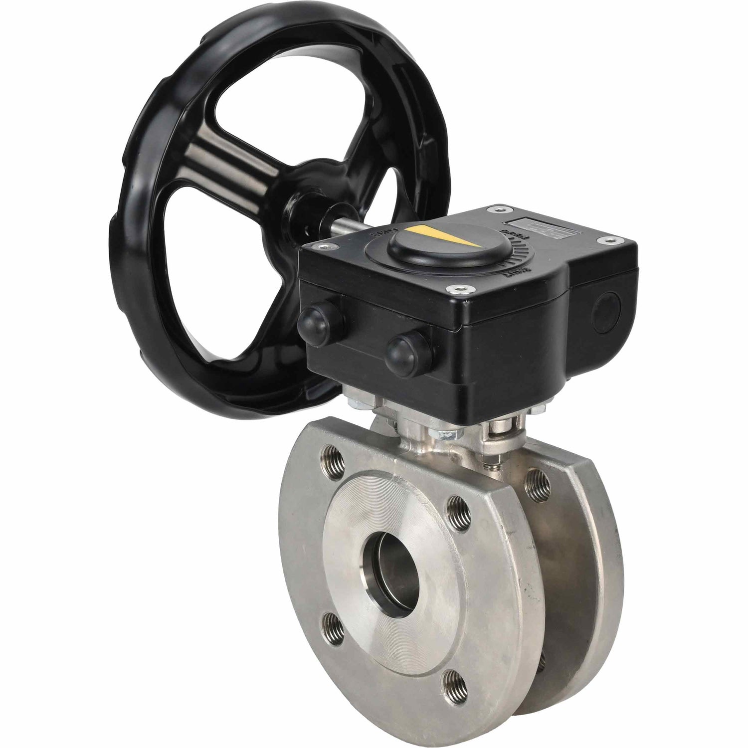 Robinet à boisseau sphérique en acier inoxydable Elephant kchmfp_ham, matériau du corps - acier inoxydable AISI 316, matériau de la bille - acier inoxydable AISI 316, joint - PTFE, commande par poignée