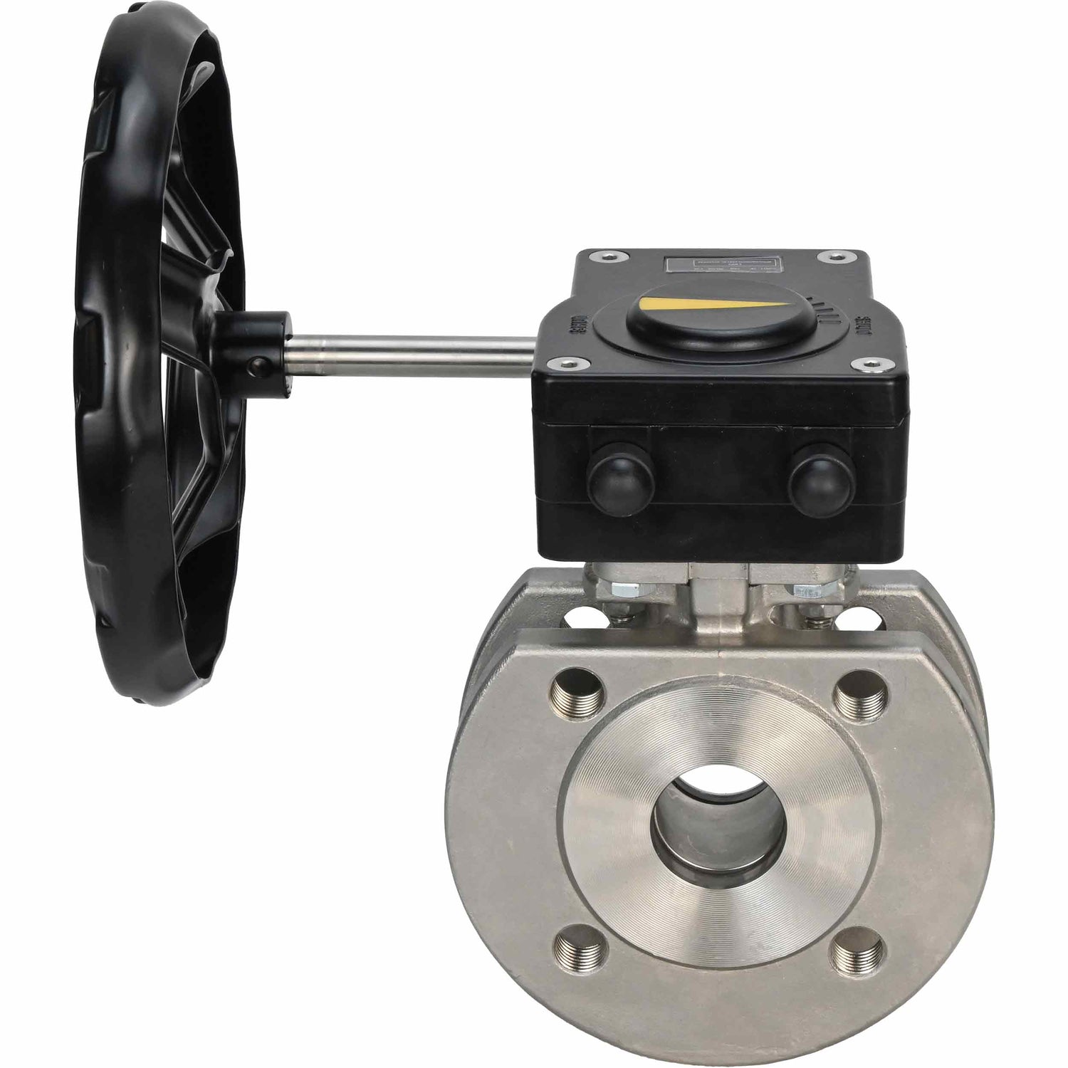 Robinet à boisseau sphérique en acier inoxydable Elephant kchmfp_ham, matériau du corps - acier inoxydable AISI 316, matériau de la bille - acier inoxydable AISI 316, joint - PTFE, commande par poignée