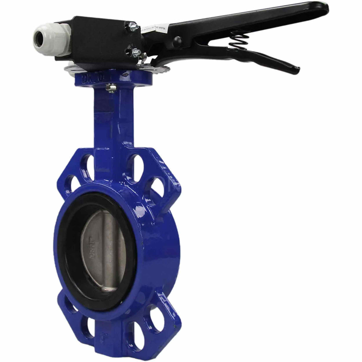 Water Butterfly Valve Elephant WCB-316L-EPDM body material - Carbon steel WCB, disk material - Stainless steel aisi 316l, seal - EPDM with handle, two limit switches LS-103 250V and a bracket for mounting limit switches