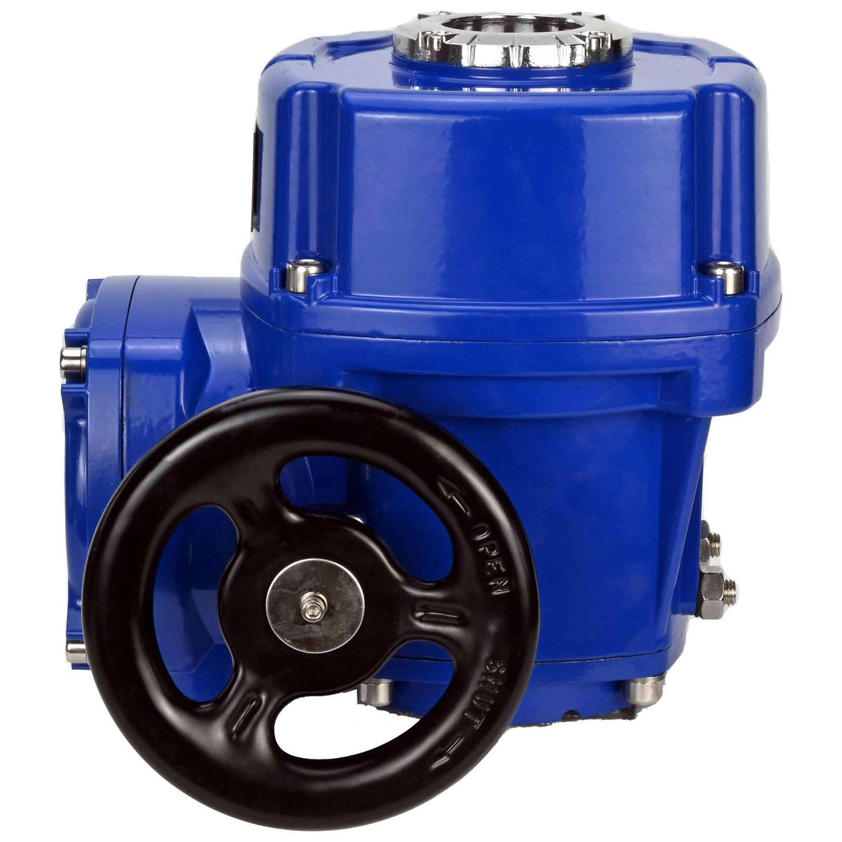 Actionneur électrique quart de tour Elephant QT-W(M)EX-005-500 antidéflagrant avec accouplement de couple et volant 380V