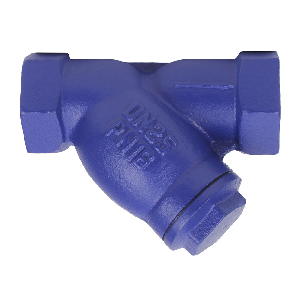 Filtre à tamis Elephant 823А PN16 fileté, matériau du corps - fonte GGG25, matériau de l'élément filtrant - acier inoxydable AISI 304, joint - PPL