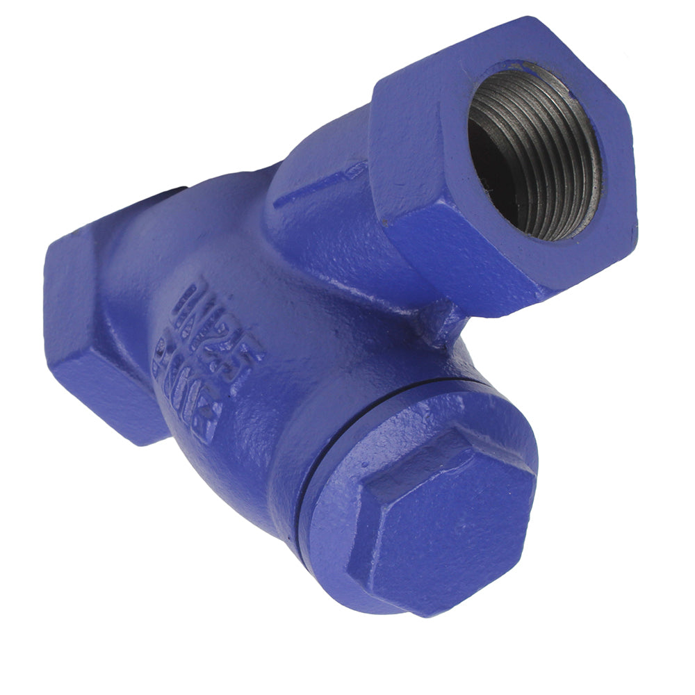 Filtre à tamis Elephant 823А PN16 fileté, matériau du corps - fonte GGG25, matériau de l'élément filtrant - acier inoxydable AISI 304, joint - PPL