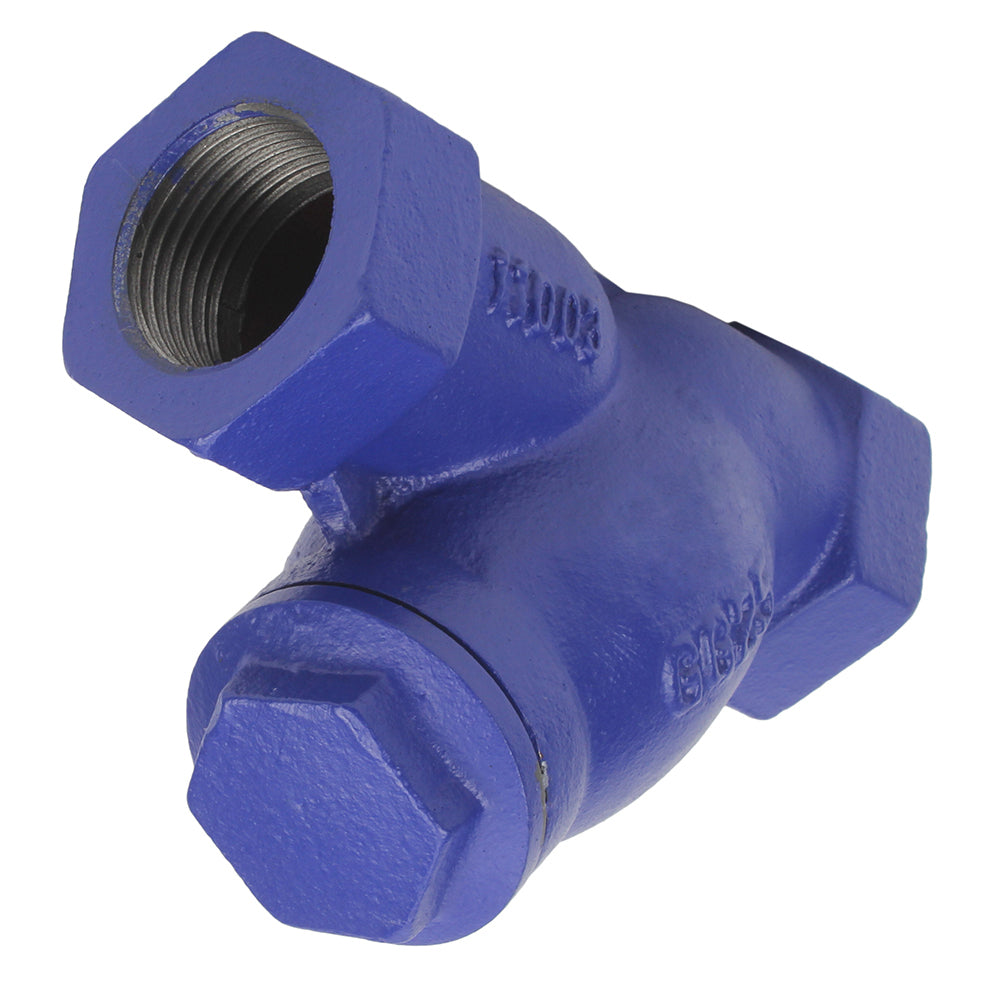 Filtre à tamis Elephant 823А PN16 fileté, matériau du corps - fonte GGG25, matériau de l'élément filtrant - acier inoxydable AISI 304, joint - PPL