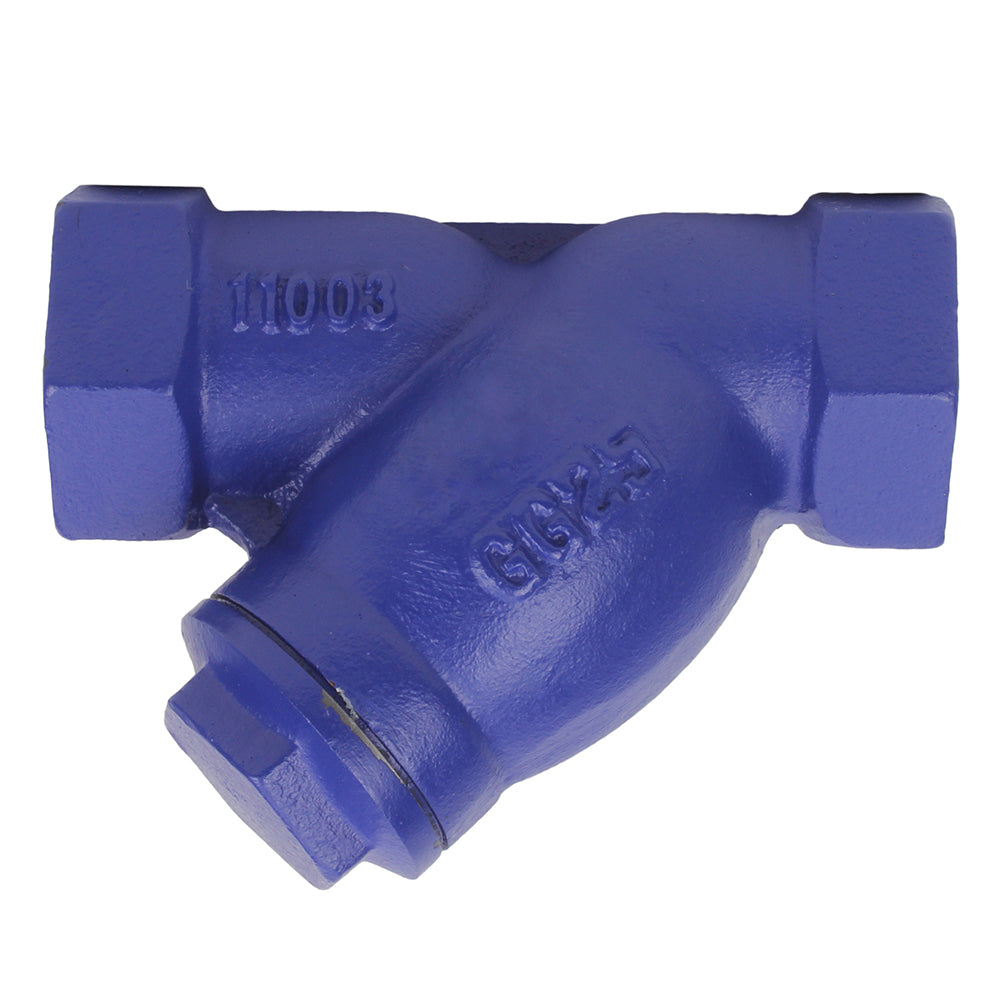 Filtre à tamis Elephant 823А PN16 fileté, matériau du corps - fonte GGG25, matériau de l'élément filtrant - acier inoxydable AISI 304, joint - PPL