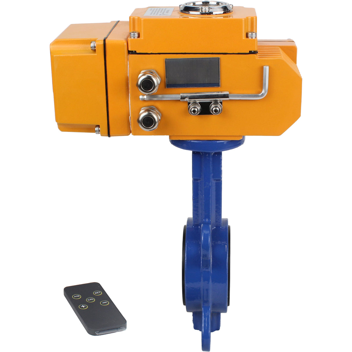 Vanne papillon d'eau Elephant ggg50-316l-epdm-elephant-110/220-0-10, matériau du corps - fonte GGG50, matériau du disque - acier inoxydable AISI 316L, joint - EPDM, commande par actionneur électrique