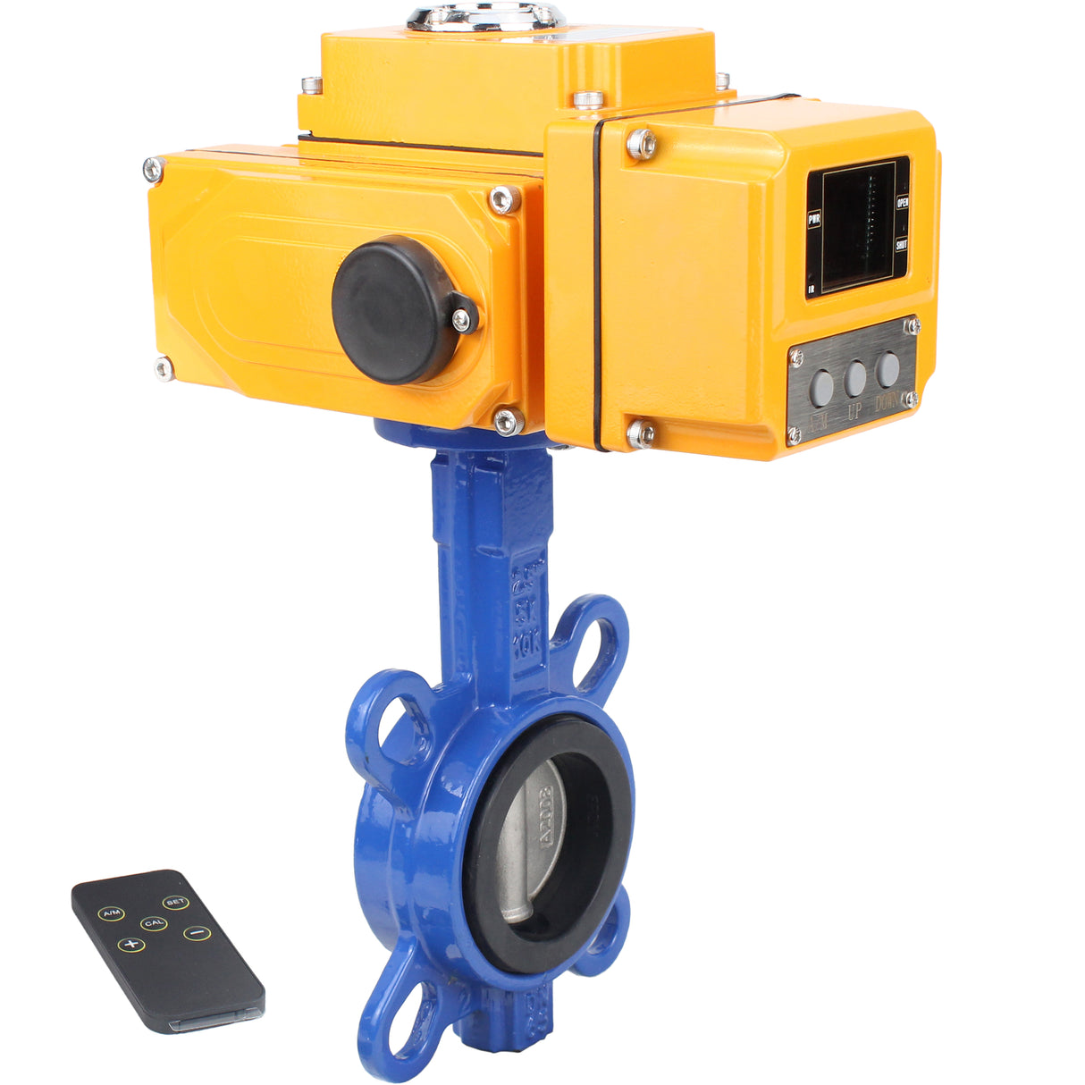 Vanne papillon d'eau Elephant ggg50-316l-epdm-elephant-110/220-0-10, matériau du corps - fonte GGG50, matériau du disque - acier inoxydable AISI 316L, joint - EPDM, commande par actionneur électrique