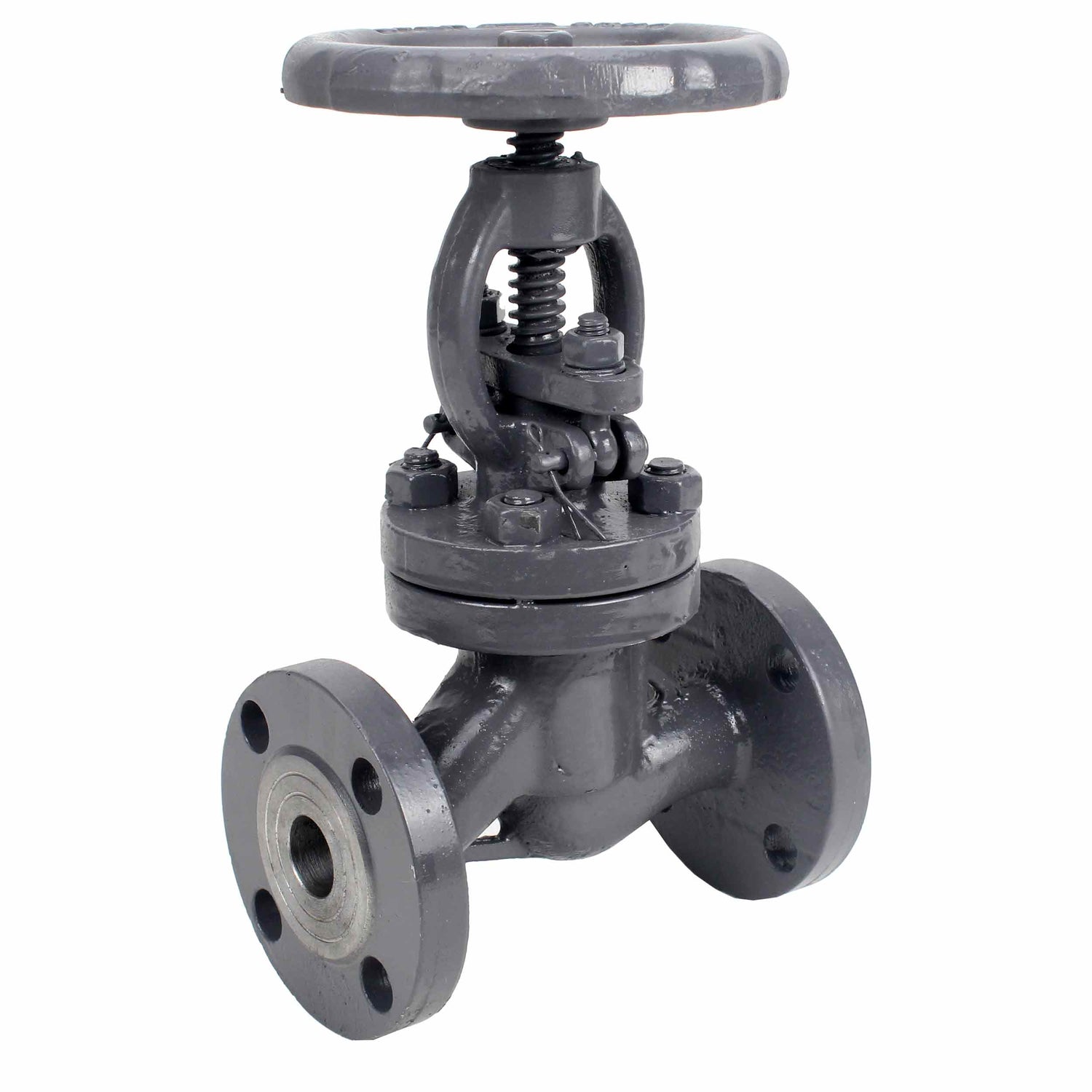 Vanne d'arrêt de presse-étoupe Elephant VSO3434M-FS 40 bar, matériau du corps - acier au carbone, matériau du disque - acier au carbone, joint - métal, à brides