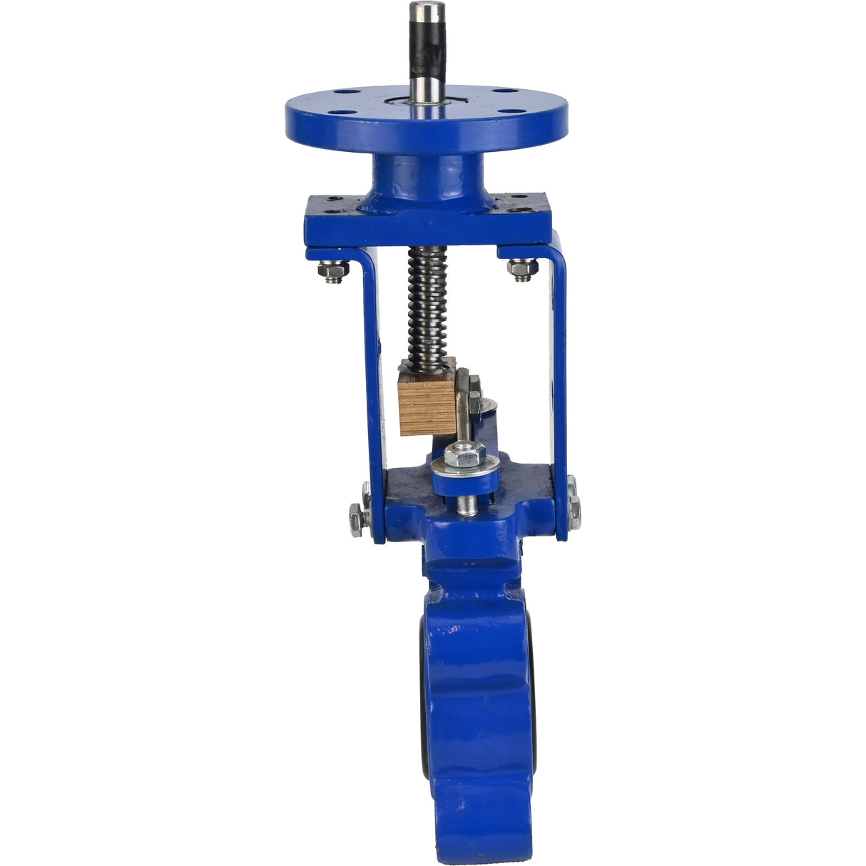 Vanne à guillotine Elephant GVKN1331E-2W-Fb-ISO, matériau du corps - fonte GGG40, matériau du couteau - acier inoxydable AISI 304, joint - EPDM, tige uniquement