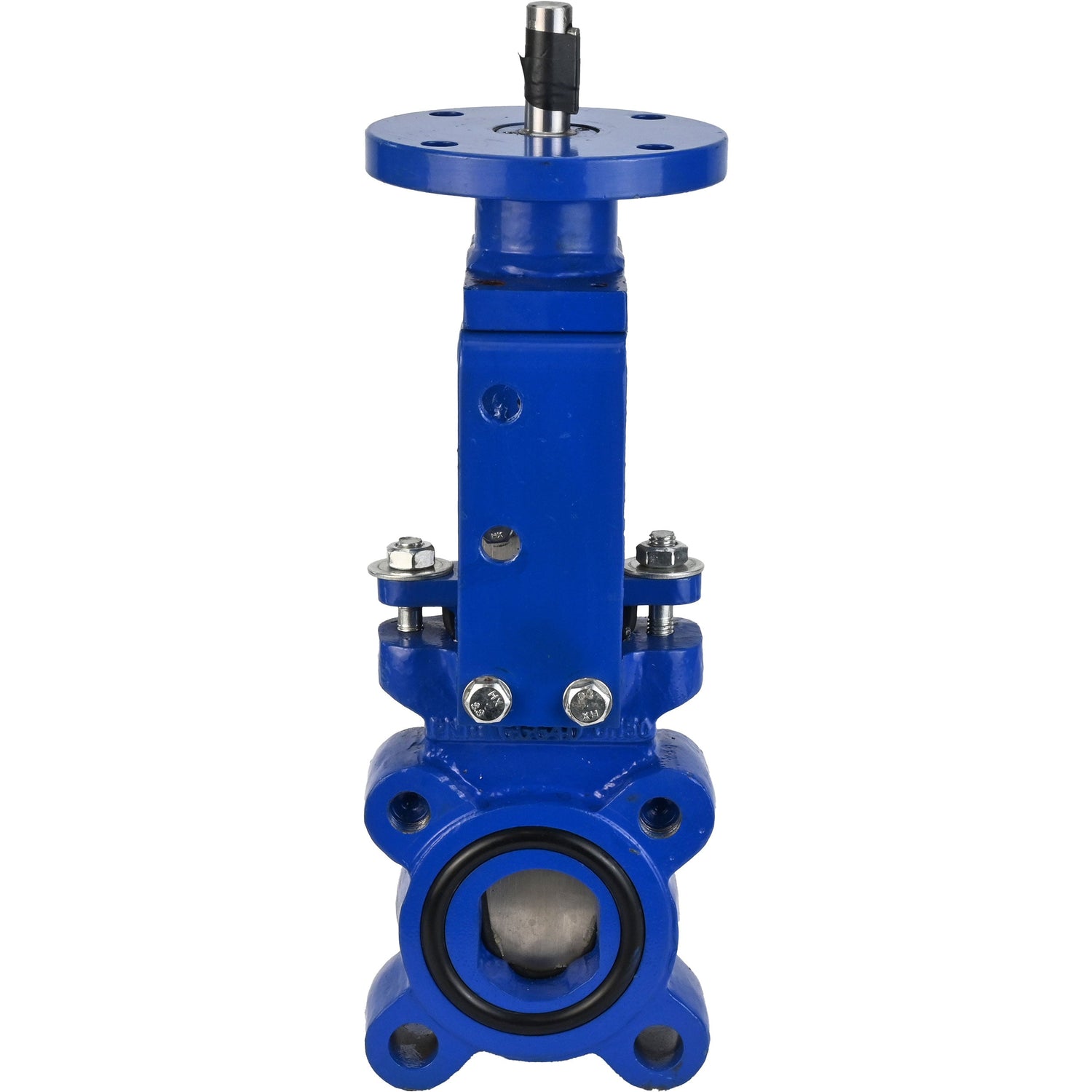 Vanne à guillotine Elephant GVKN1331E-2W-Fb-ISO, matériau du corps - fonte GGG40, matériau du couteau - acier inoxydable AISI 304, joint - EPDM, tige uniquement