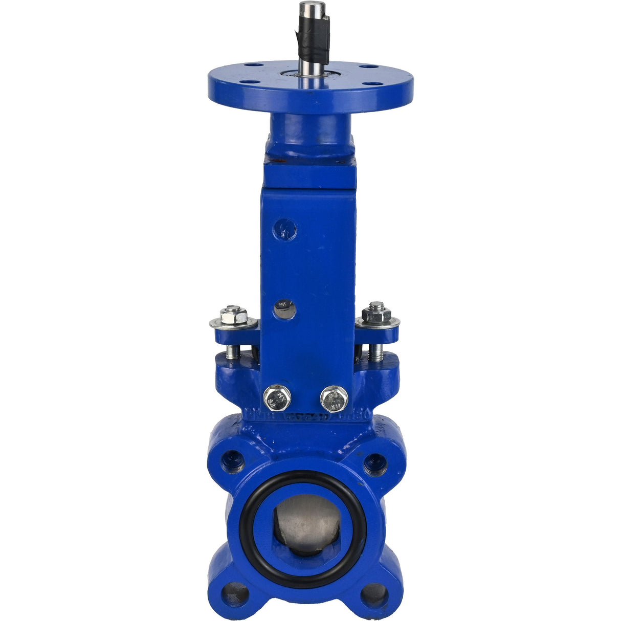 Vanne à guillotine Elephant GVKN1331N-2W-Fb-ISO, matériau du corps - fonte GGG40, matériau du couteau - acier inoxydable AISI 304, joint - NBR, tige uniquement