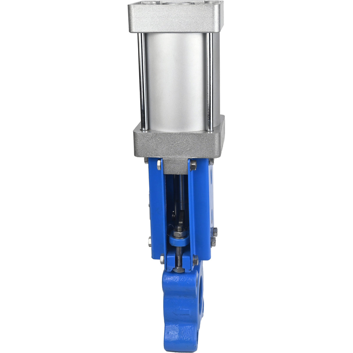 Gate valves Elephant GVKR1331M-1W-Fb-2P-WENZ PN16 unidirectional, interflanged, spindle - extendable, body - cast iron GGG40, gate - stainless steel 304, seal - EPDM, pneumatically actuated, WENZ