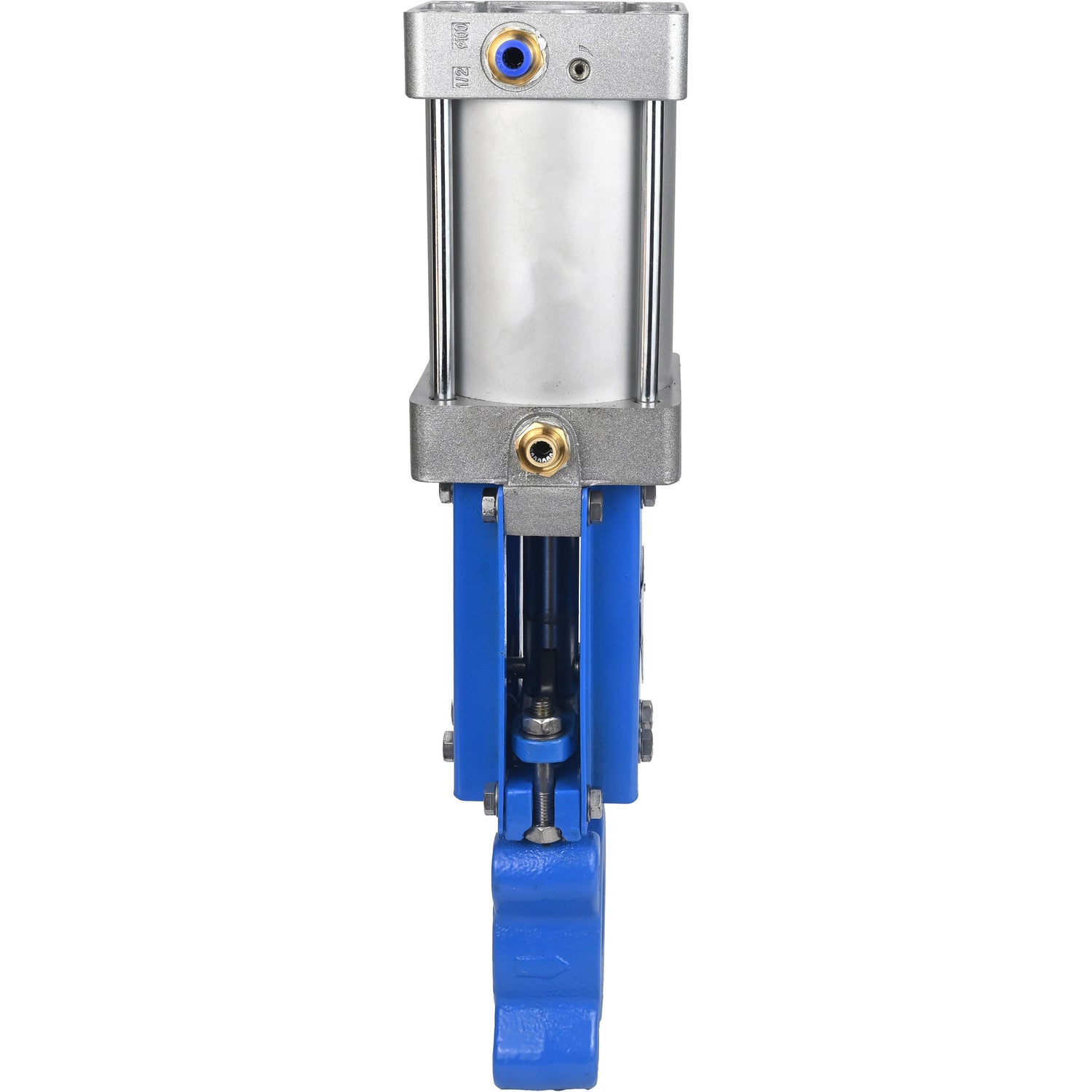 Gate valves Elephant GVKR1331M-1W-Fb-2P-WENZ PN10 unidirectional, interflanged, spindle - extendable, body - cast iron GGG40, gate - stainless steel 304, seal - EPDM, pneumatically actuated, WENZ