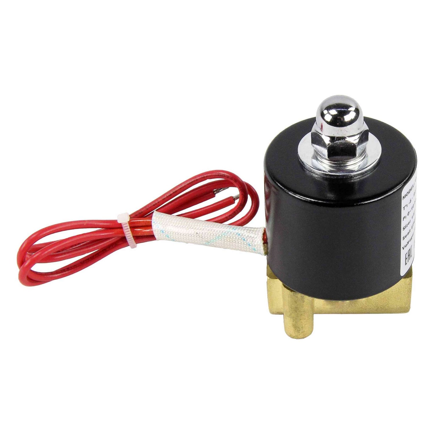 Électrovanne électrique à action directe à deux voies normalement fermée Elephant VS2W-100E-NC EPDM 110/220V, matériau du corps - laiton, joint - EPDM