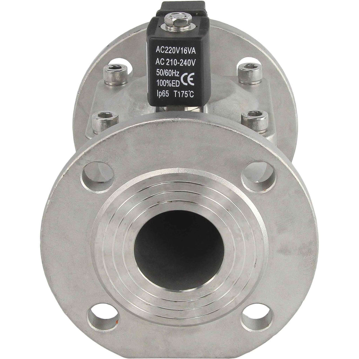 Électrovanne électrique à deux voies à action indirecte, normalement fermée, Elephant VSF-601E-PU-NC EPDM 24В, matériau du corps - acier inoxydable AISI 304, joint - EPDM