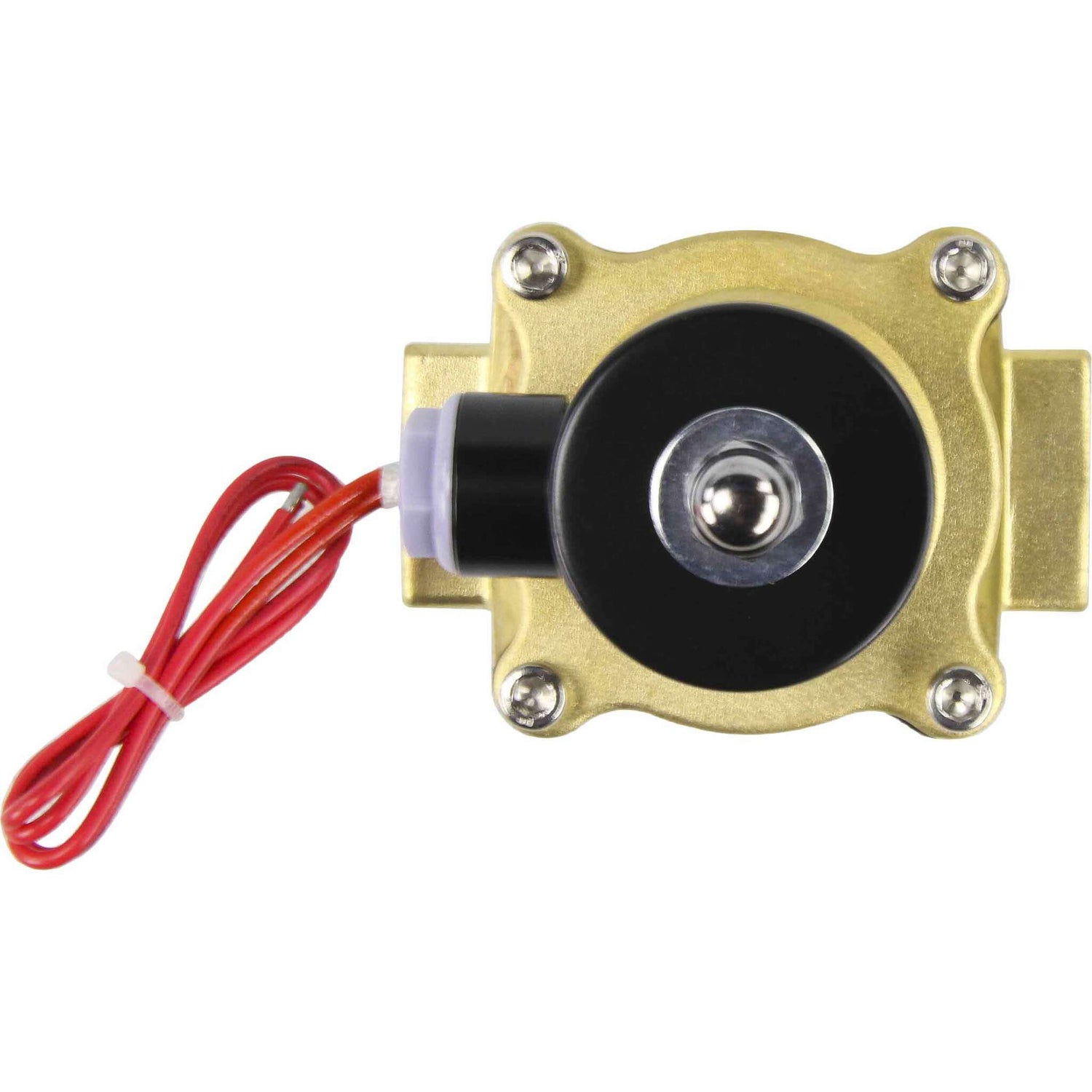 Électrovanne électrique à action directe à deux voies normalement fermée Elephant VS2W-100N-NC NBR 110/220V, matériau du corps - laiton, joint - NBR