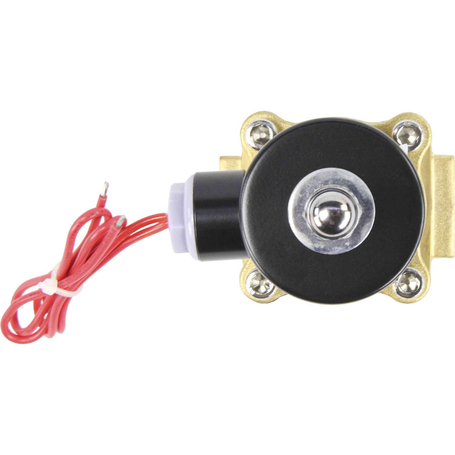 Électrovanne électrique à action directe à deux voies normalement fermée Elephant VS2W-100N-NC NBR 24V, matériau du corps - laiton, joint - NBR