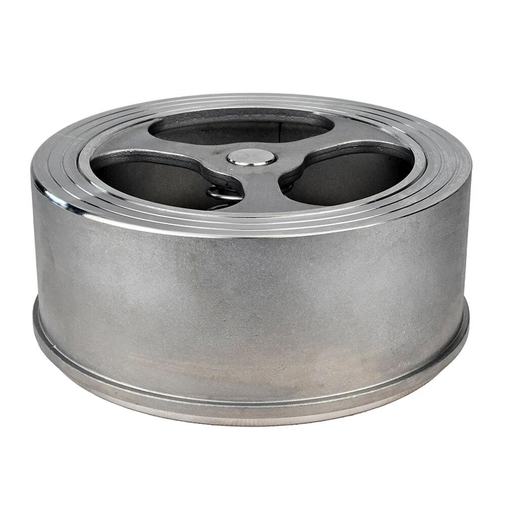 Clapet anti-retour à ressort Elephant VCS3232-Fb 25 bar matériau du corps - acier inoxydable AISI 316, matériau de verrouillage - acier inoxydable AISI 316, bride compacte