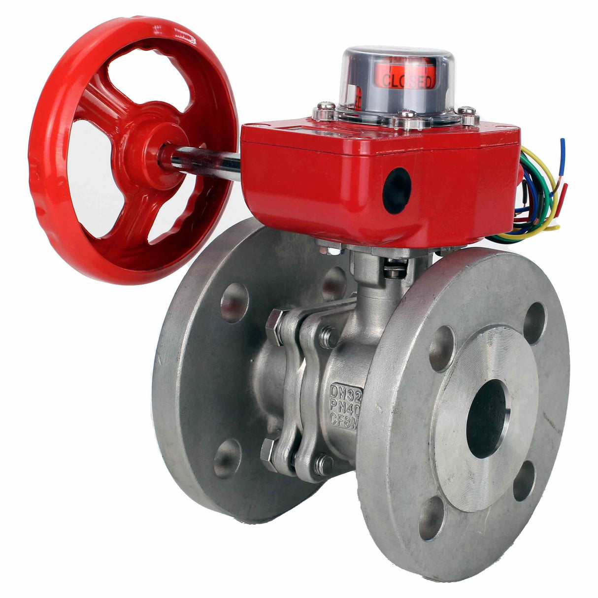 Robinet à boisseau sphérique en acier inoxydable Elephant kchfp HGBF, matériau du corps - acier inoxydable AISI 316, matériau de la bille - acier inoxydable AISI 316, joint - PTFE, commande par poignée
