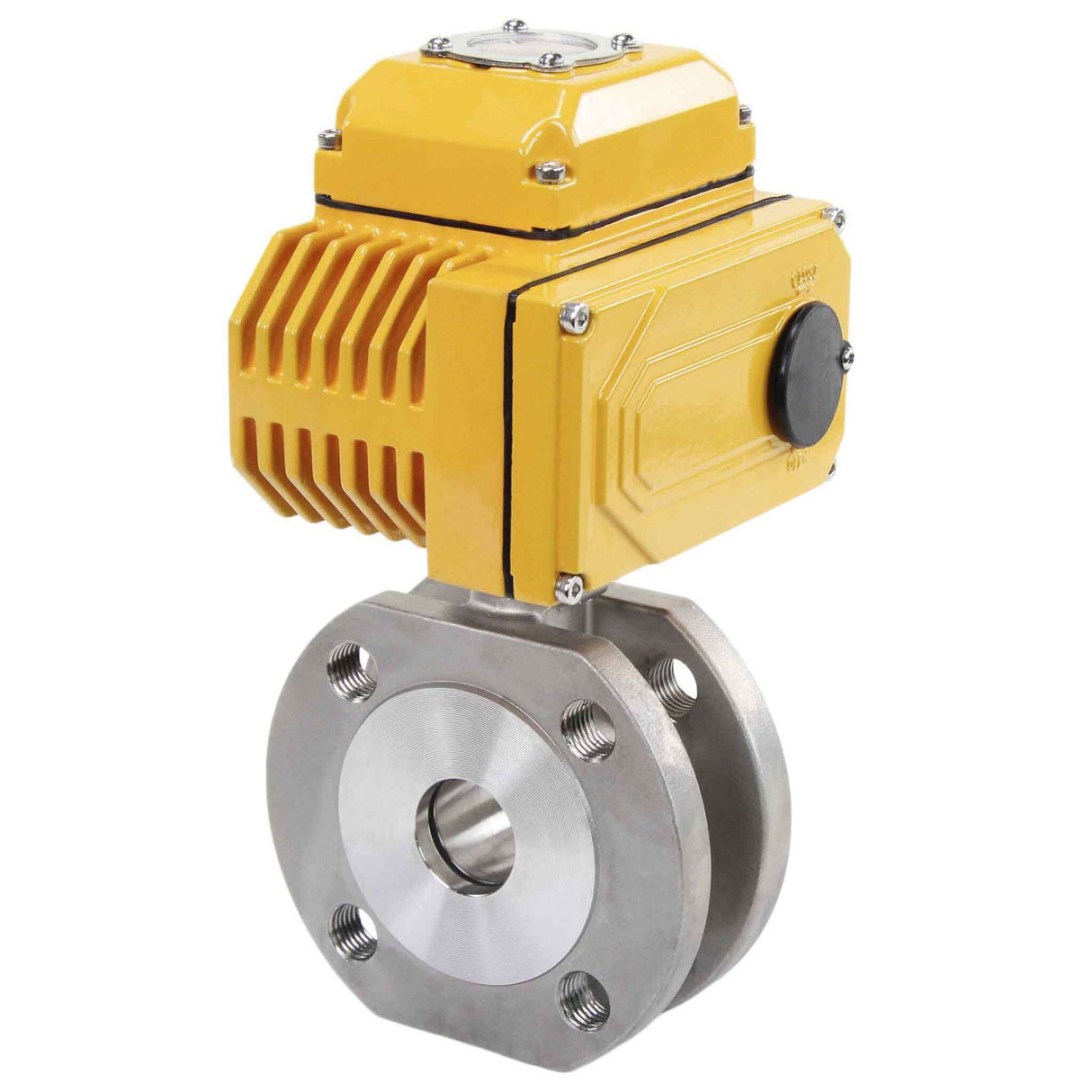 Robinet à boisseau sphérique en acier inoxydable Elephant kchmfp-elephant-110/220v, matériau du corps - acier inoxydable AISI 316, matériau de la bille - acier inoxydable AISI 316, joint - PTFE, commande par actionneur électrique