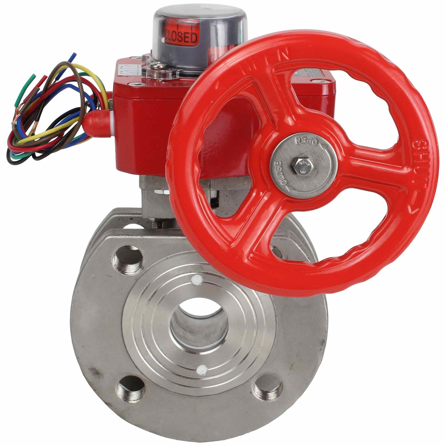 Robinet à boisseau sphérique en acier inoxydable Elephant kchmfp_hgbf, matériau du corps - acier inoxydable AISI 316, matériau de la bille - acier inoxydable AISI 316, joint - PTFE, commande par poignée