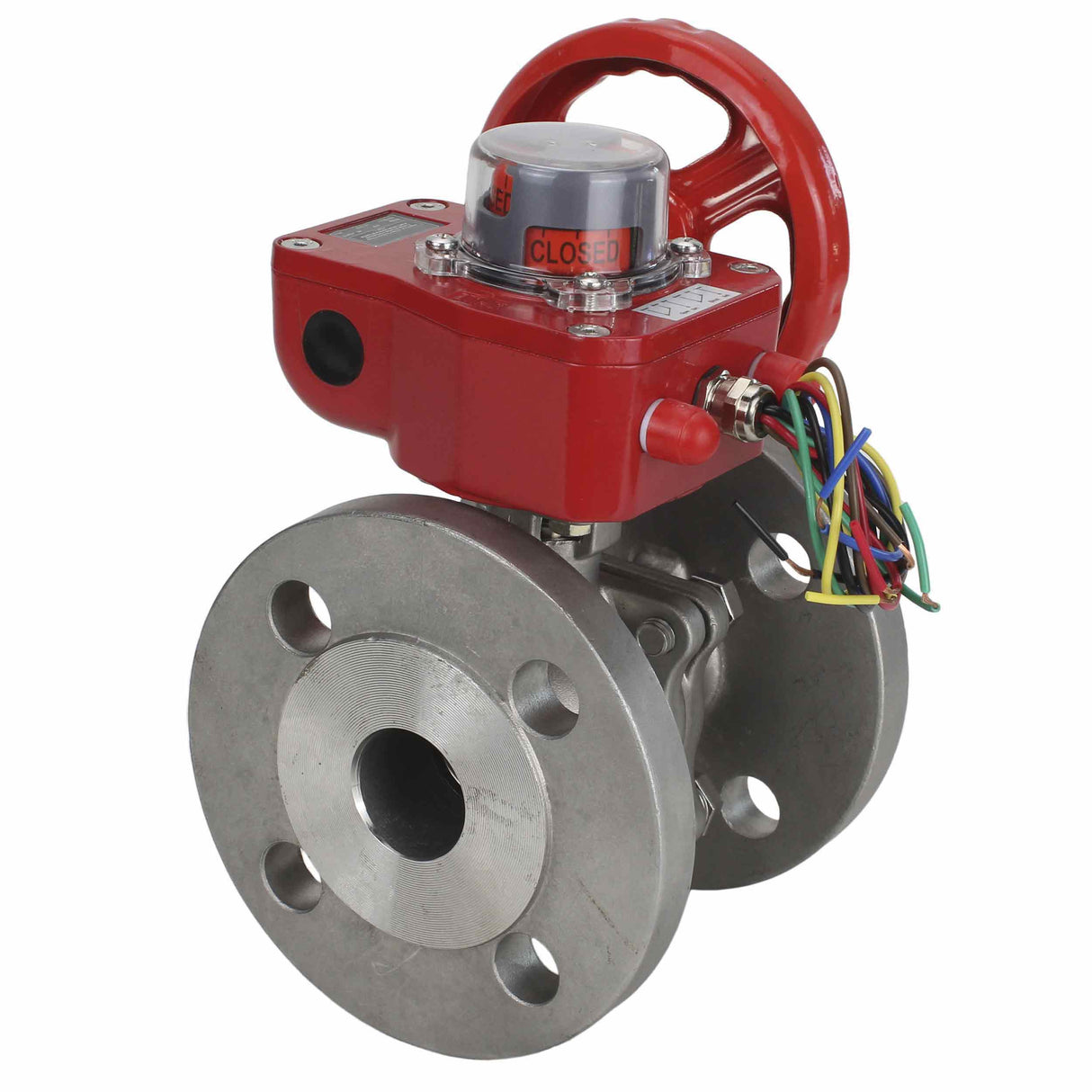 Robinet à boisseau sphérique en acier inoxydable Elephant kchfp HGBF, matériau du corps - acier inoxydable AISI 316L, matériau de la bille - acier inoxydable AISI 316L, joint - PTFE, commande par poignée