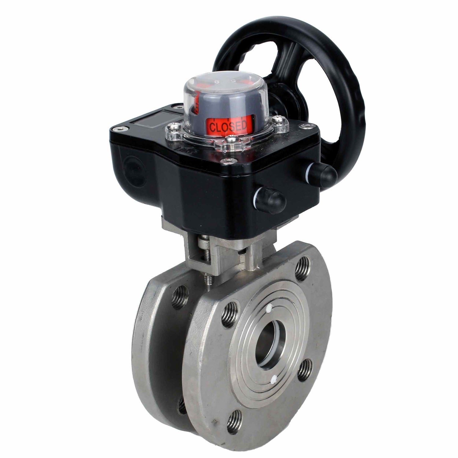 Robinet à boisseau sphérique en acier inoxydable Elephant kchmfp_hgb, matériau du corps - acier inoxydable AISI 316, matériau de la bille - acier inoxydable AISI 316, joint - PTFE, commande par poignée