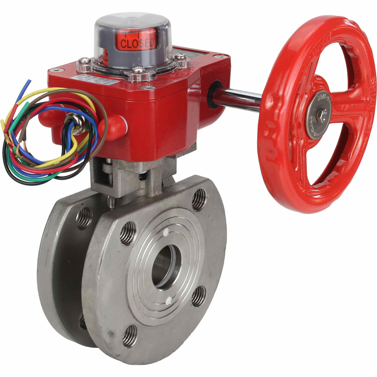 Robinet à boisseau sphérique en acier inoxydable Elephant kchmfp_hgbf, matériau du corps - acier inoxydable AISI 316, matériau de la bille - acier inoxydable AISI 316, joint - PTFE, commande par poignée