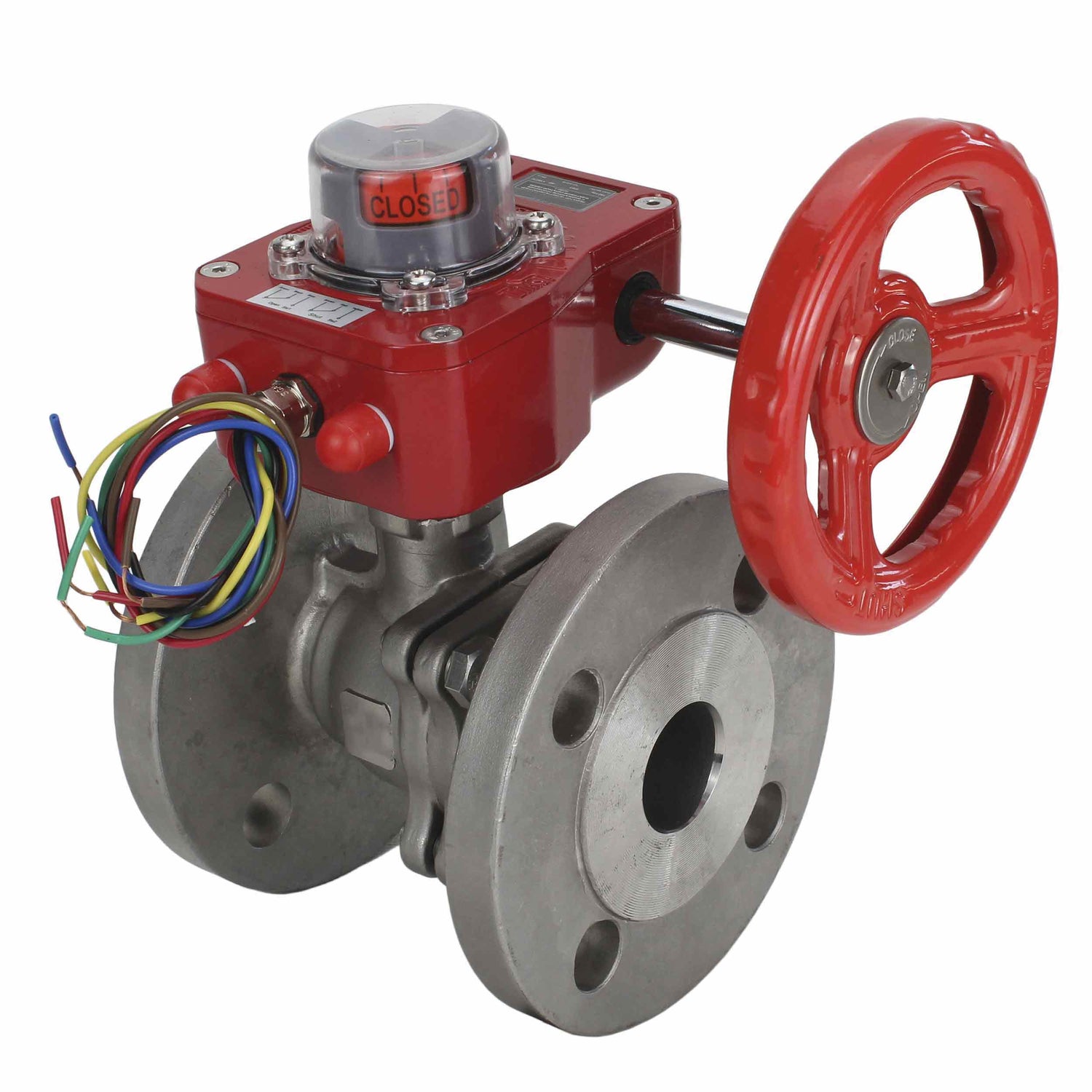 Robinet à boisseau sphérique en acier inoxydable Elephant kchfp HGBF, matériau du corps - acier inoxydable AISI 316, matériau de la bille - acier inoxydable AISI 316, joint - PTFE, commande par poignée