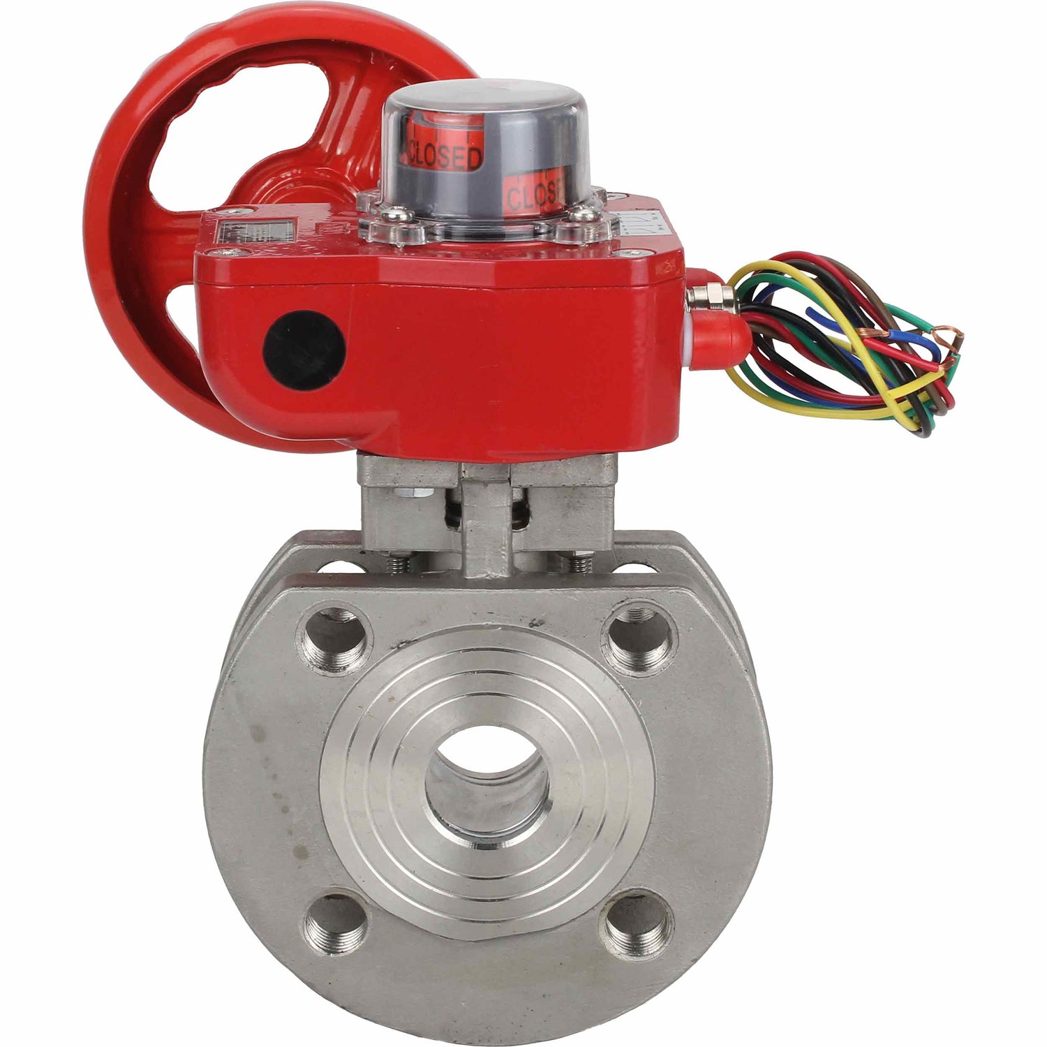 Robinet à boisseau sphérique en acier inoxydable Elephant kchmfp_hgbf, matériau du corps - acier inoxydable AISI 316, matériau de la bille - acier inoxydable AISI 316, joint - PTFE, commande par poignée
