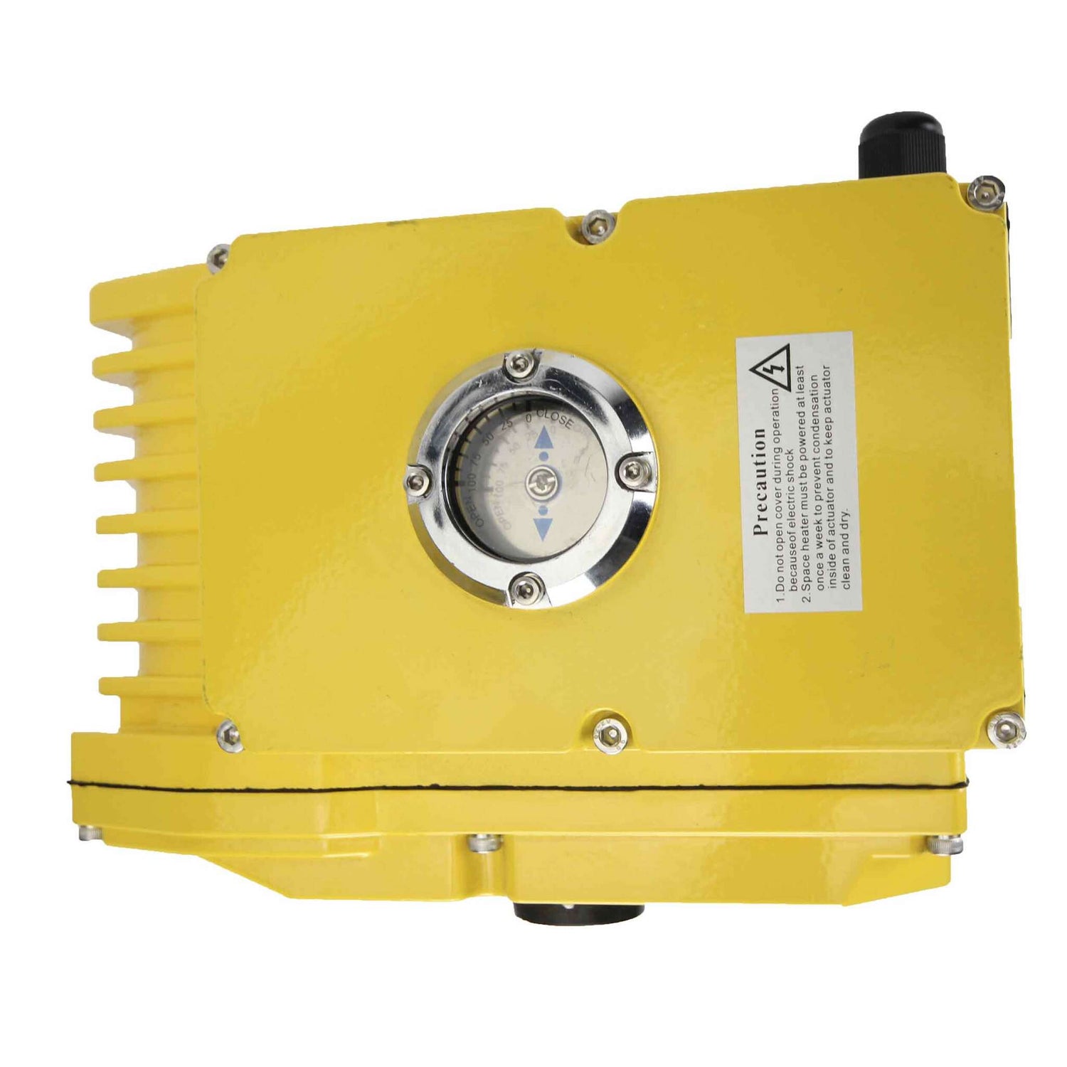 Robinet à boisseau sphérique en acier inoxydable Elephant kshmp316-elephant-24, matériau du corps - acier inoxydable AISI 316, matériau de la bille - acier inoxydable AISI 316, joint - PTFE, commande par actionneur électrique