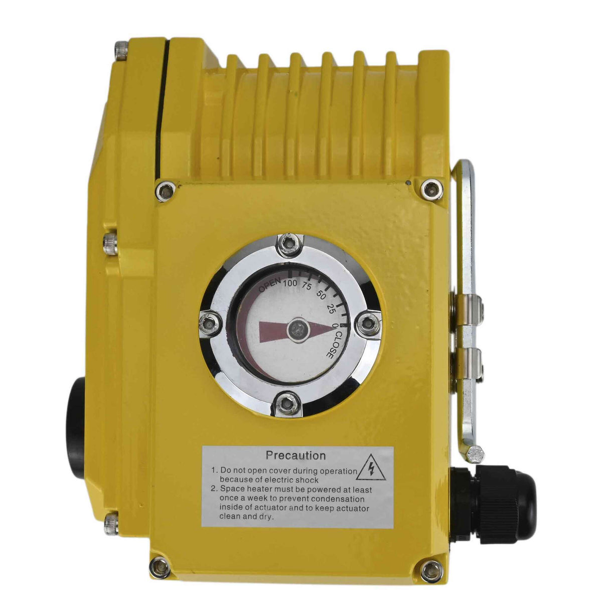 Robinet à boisseau sphérique en acier inoxydable Elephant BVMP.316.230-ISO PSI914, matériau du corps - acier inoxydable AISI 316, matériau de la bille - acier inoxydable AISI 316, joint - PTFE, fileté, actionneur électrique quart de tour Elephant-380 V