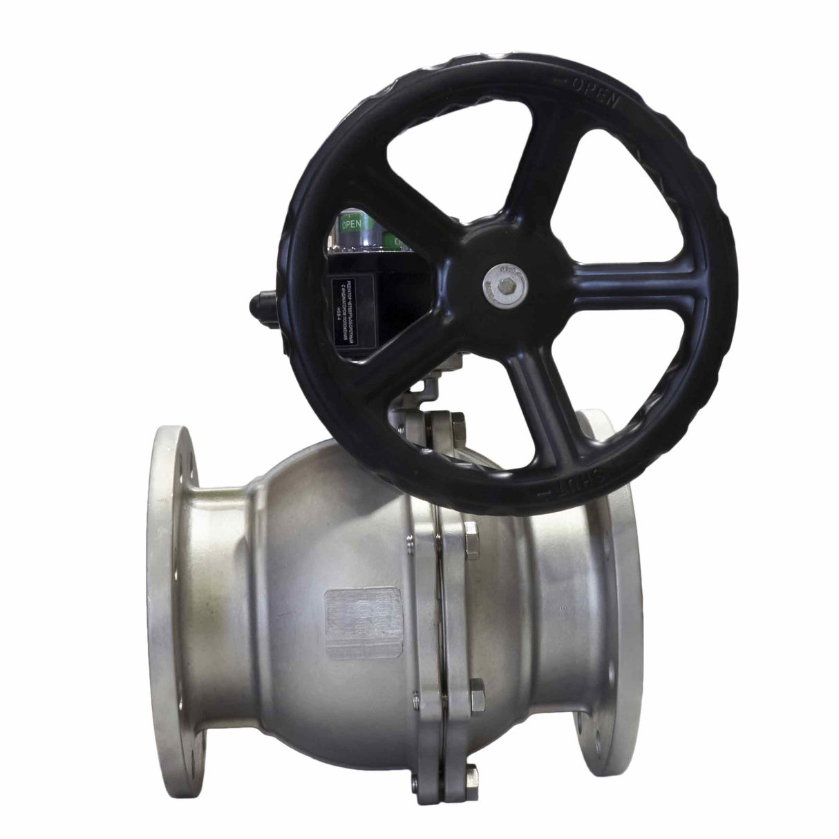 Robinet à boisseau sphérique en acier inoxydable Elephant kchfp hgb, matériau du corps - acier inoxydable AISI 316L, matériau de la bille - acier inoxydable AISI 316L, joint - PTFE, commande par poignée