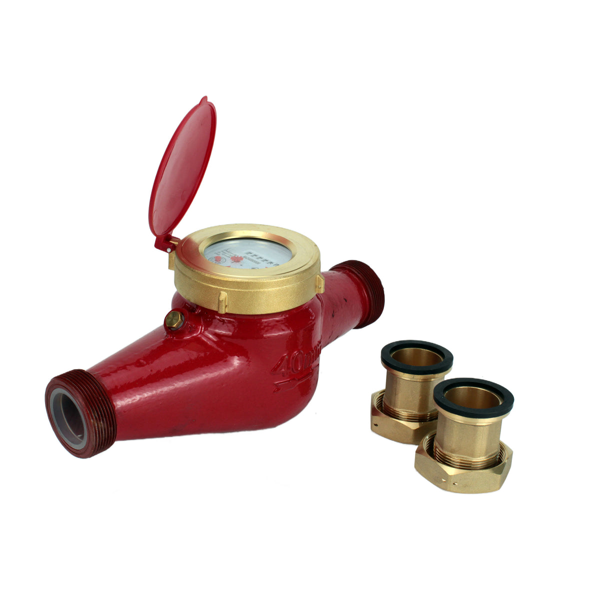 Compteur d'eau Elephant MKU2 universel, à ailettes, non volatil, multijet, fonte, fileté