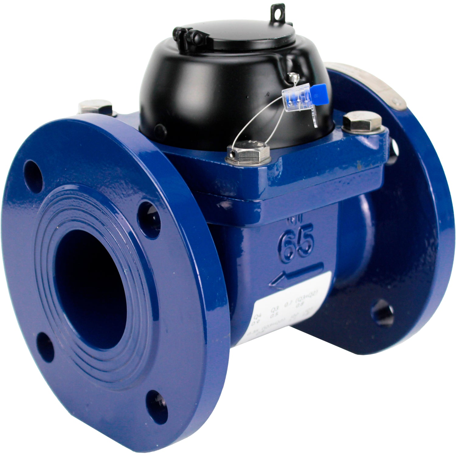 Compteurs d'eau froide Elephant Elephant turbine, non volatile, fonte, à bride