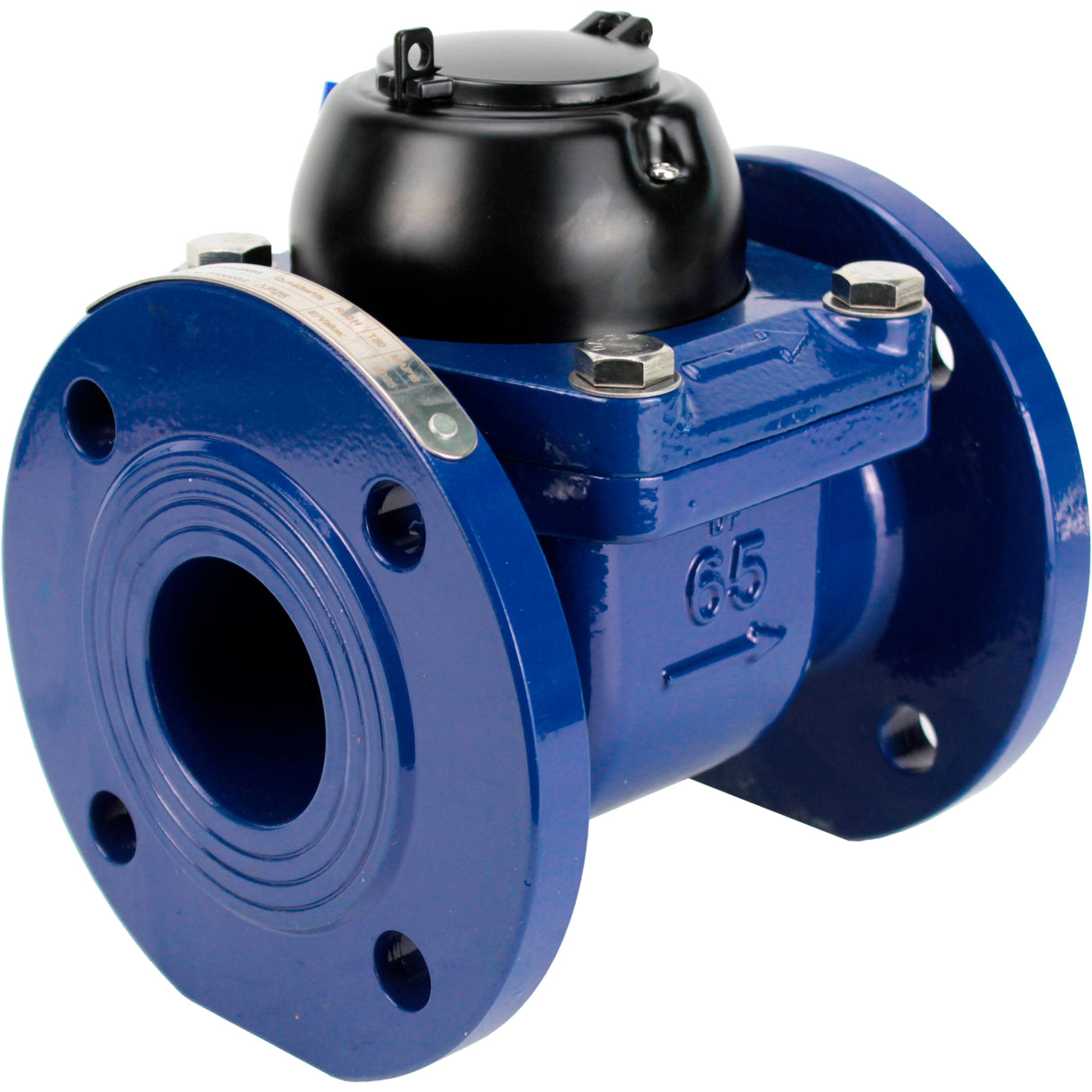 Compteurs d'eau froide Elephant Elephant turbine, non volatile, fonte, à bride