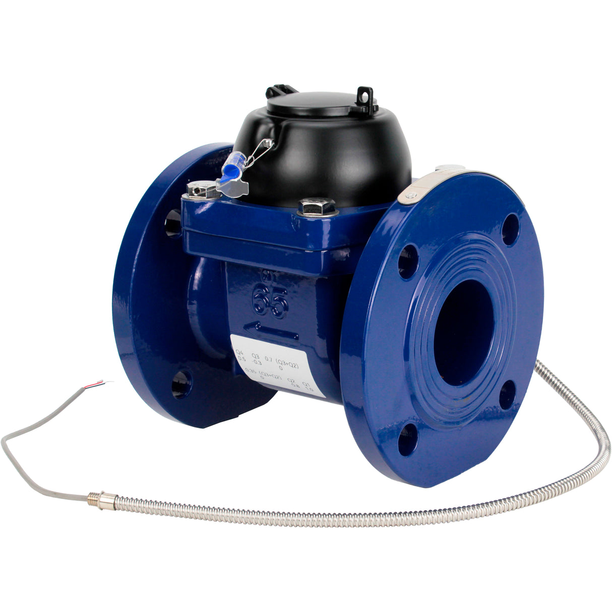 Compteurs d'eau froide Elephant MTX1i turbine, avec sortie impulsionnelle, fonte, à bride